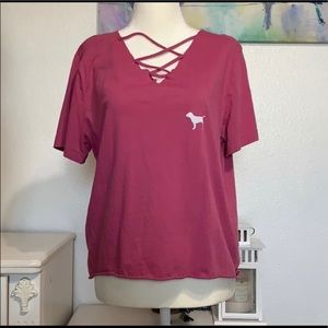 Magenta Victoria’s Secret Pink Shirt